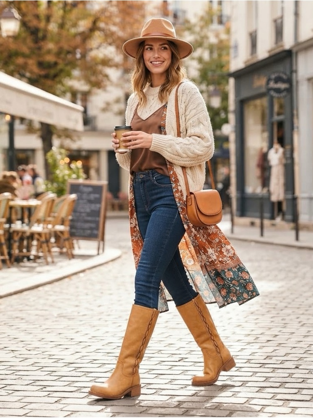 No Boundaries Women’s Tall Riding Boots Wide Width Casual Style Color Honey 🍯